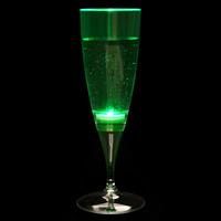 Liquid Activated Flashing Champagne Flutes 6.3oz / 180ml (Case of 48)