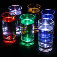 Liquid Activated Flashing Shot Glasses 2.1oz / 60ml (Pack of 6)