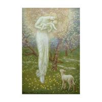 Little Lamb, Who Made Thee? By Arthur Hughes
