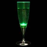 Liquid Activated Flashing Champagne Flutes 6.3oz / 180ml (Single)