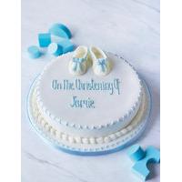 Little Boots Cake - Fruit - Blue