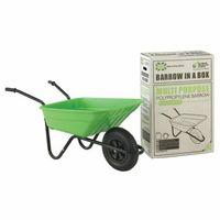 lime polypropylene multi purpose barrow 90 litre