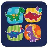 Little Dino Party Paper Plates