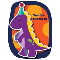 Little Dino Party Invitations