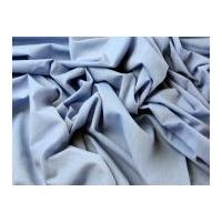 Lightweight Cotton Chambray Denim Dress Fabric Blue