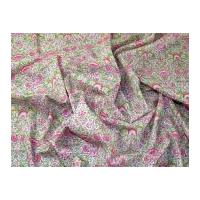 Liberty Floral Print Cotton Lawn Dress Fabric Pink
