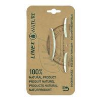 Linex Nature 180? Bio-degradable Protractor with Reverse Graduation (Clear) - Single