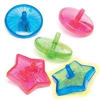 Light-up Spinning Tops (Pack of 6)