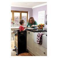 little helper funpod toddler kitchen safety stand black with natural e ...