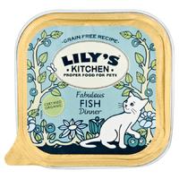 lilys kitchen organic fish dinner for cats 85g