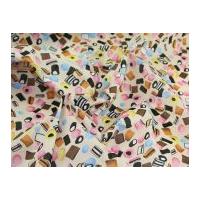 Liquorice Allsorts Print Polycotton Dress Fabric