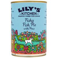 lilys kitchen fishy fish pie with peas wet dog food 400g