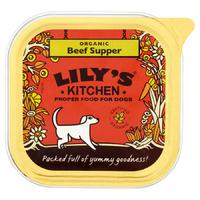 lilys kitchen organic beef spelt dinner for dogs 150g