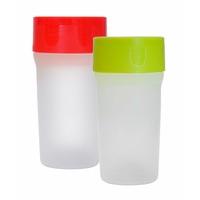 Litecup TWIN PACK - the no-spill sippy cup that lights up - Red/Green