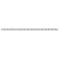 Linex 100cm Stainless Steel ImperialMetric Ruler with Conversion Table