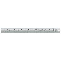 Linex 15cm Stainless Steel ImperialMetric Ruler with Conversion Table