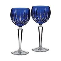 Lismore Cobalt Hock (Set of 2)