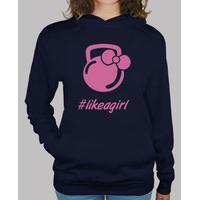 like a girl sweatshirt