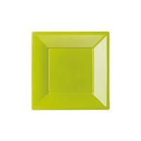 Lime 7in Square Plastic Party Plates