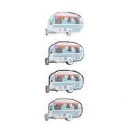 Little B Camper Van 3D Stickers 4 Pieces