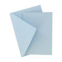 Light Blue A6 Cards and Envelopes 5 Pack