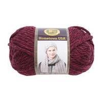 lion brand norfolk merlot hometown usa multi yarn 113g