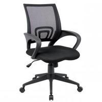 Lincoln black Mesh Fabric manager chair