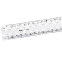 Linex White Scale Rule Flat 15500 30cm LXH 433