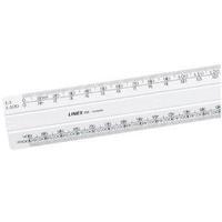 linex white scale rule flat 120500 300mm lxh 434