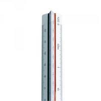 Linex Scale Rule Triangular 1-15-100 300mm White 318 LXH