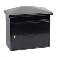 libro black steel post box