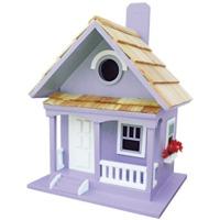 lilac cottage garden bird house