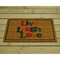 Live Laugh Love Coir Doormat by Gardman