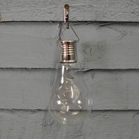Lightbulb Lantern (Solar) by Kingfisher