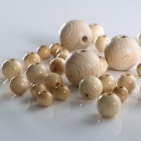 Light Wooden Beads. Pack of 250.