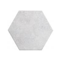 Light Blue Crush Hexagon Tiles - 163x142x8mm