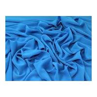 Lightweight Polyester Crepe Georgette Dress Fabric Turquoise Blue