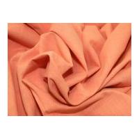 Linen Look Cotton Dress Fabric Orange