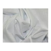 Linen Look Cotton Dress Fabric White