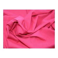 Linen Look Cotton Dress Fabric Cerise Pink