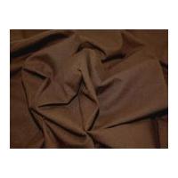 Linen Look Cotton Dress Fabric Brown