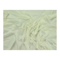 Light Knitted Stretch Jersey Dress Fabric Ivory