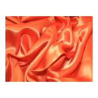 Liquid Satin Dress Fabric Orange
