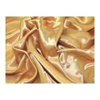 Liquid Satin Dress Fabric Gold