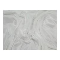 Light Stretch Lining Dress Fabric White