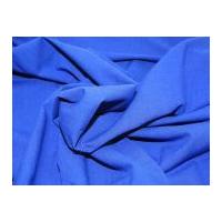 Linen Look Cotton Dress Fabric Royal Blue