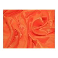 Liquid Satin Dress Fabric Fluorescent Orange