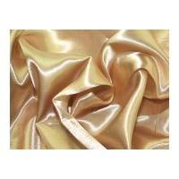 Liquid Satin Dress Fabric Antique Gold