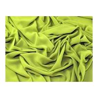Lightweight Polyester Crepe Georgette Dress Fabric Citrus Green