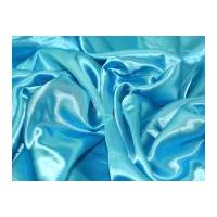 Liquid Satin Dress Fabric Turquoise